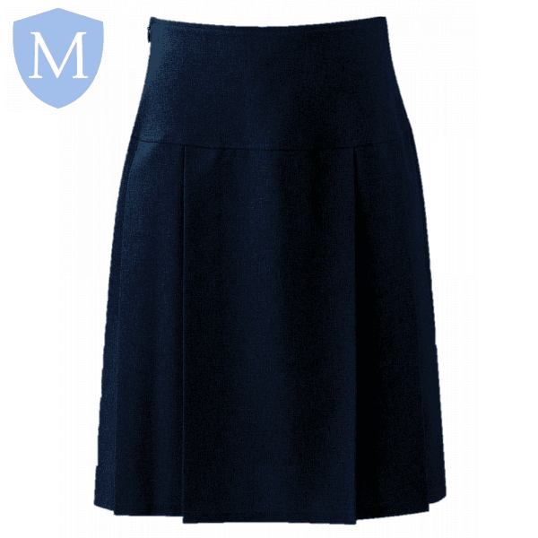 Navy knife pleated skirt hot sale