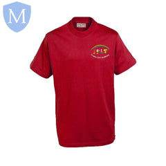 Gossey Lane P.E T-Shirt - Red Small,11-13 Years,2 Years,3-4 Years,5-6 Years,7-8 Years,9-10 Years,Large,Medium