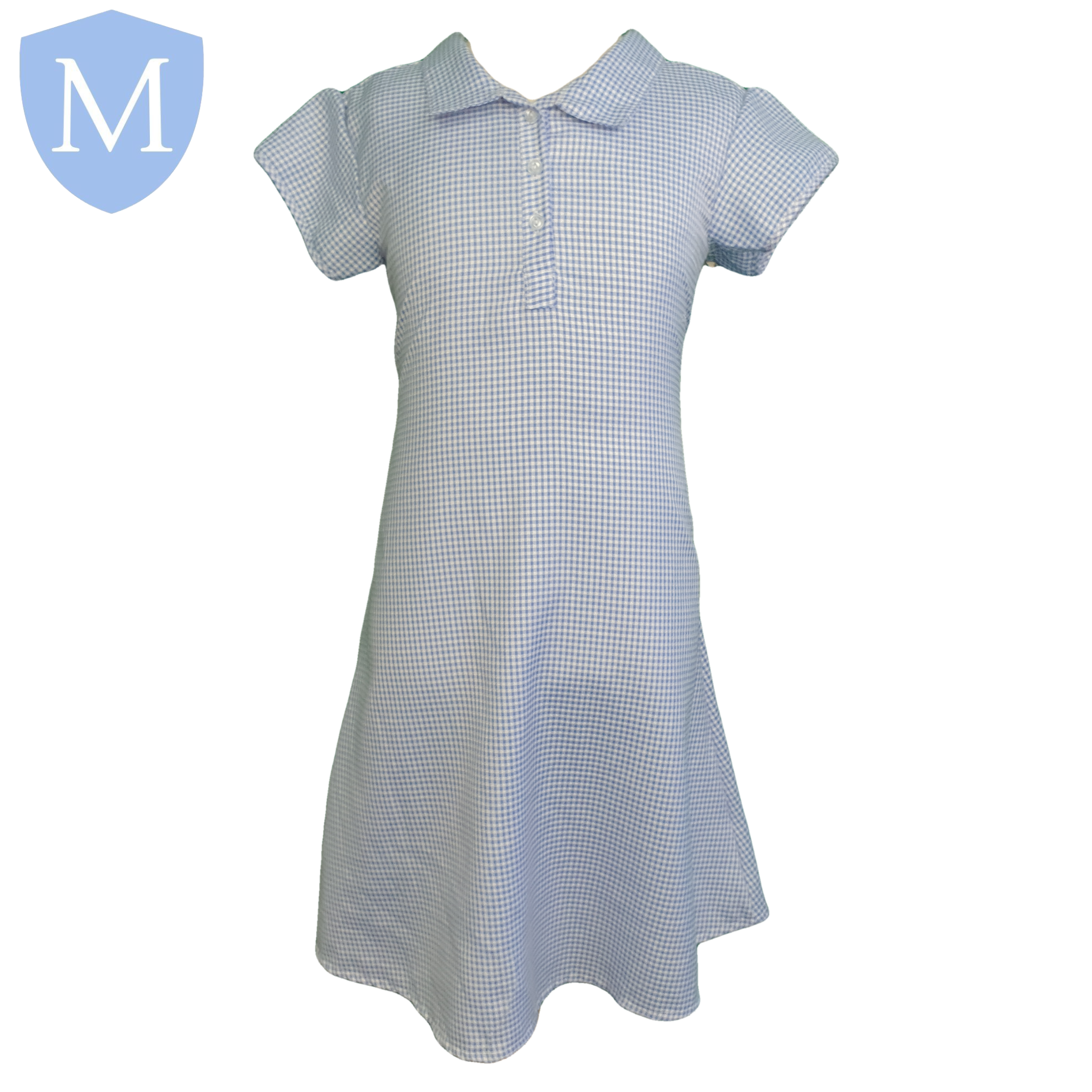 Royal blue gingham school top dress