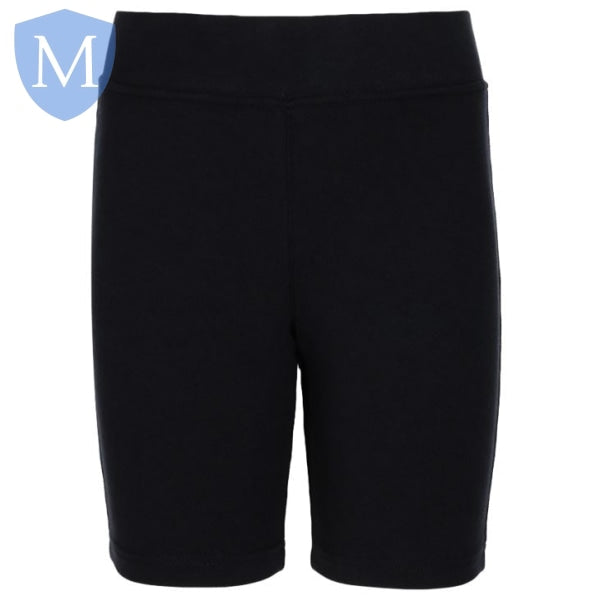 Plain Sportswear Cycle Shorts Black School Uniform from the Uk's