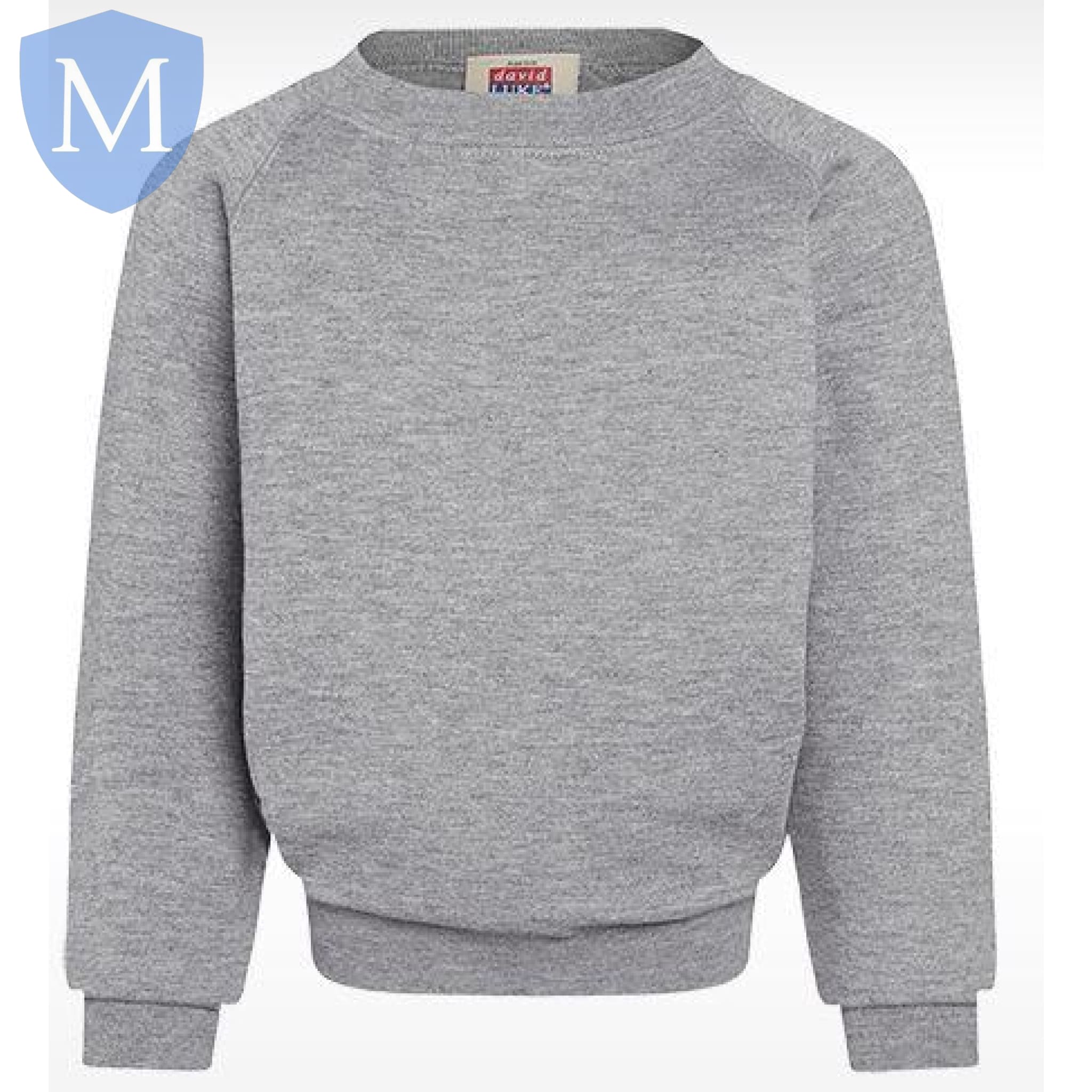 Plain Unisex Heavy-Duty Sweatshirt (Grey)