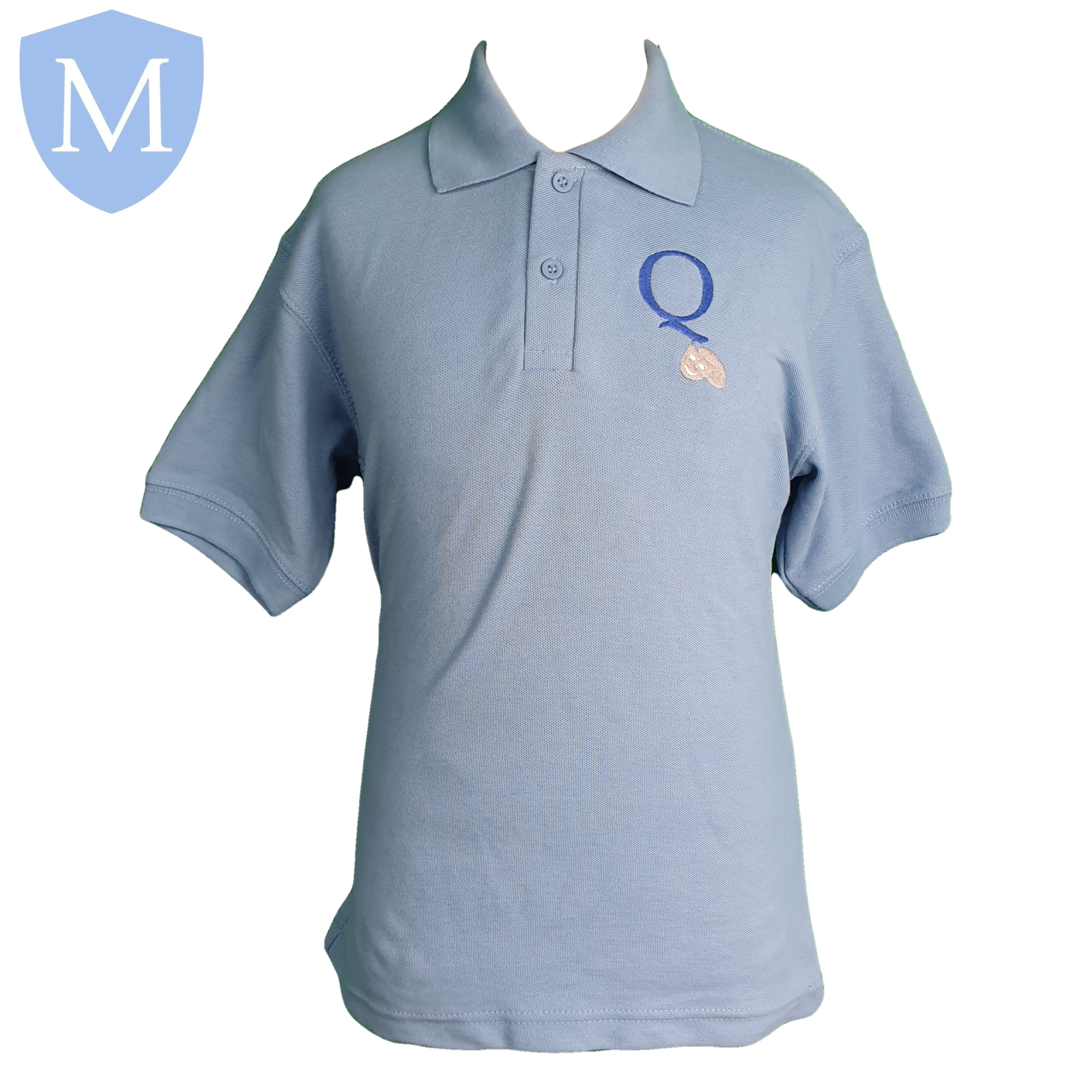 Royal blue sales school polo shirts