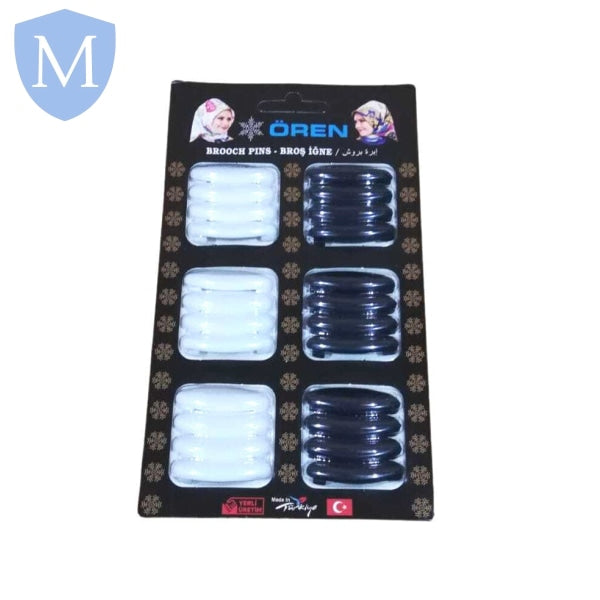 12 Piece Safe Scarf Brooch Pins For Scarf Shawl Hijab Not specified