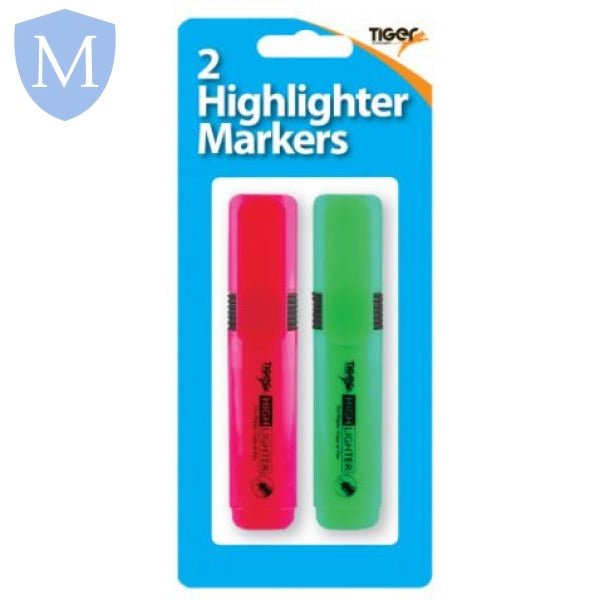 2 Highlighters Blister Pack (Stationery Essential) Mansuri