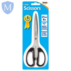 21cm (8in) Scissors Black (Stationery Essential) Mansuri