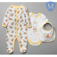 3pc Girls Gift Set Winnie The Poo' - In Net Bag (S19088) (Baby Girls Gift Set) Mansuri