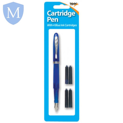 Cartridge Pen & 4 Cartridges Assorted (Stationery Essential) Mansuri