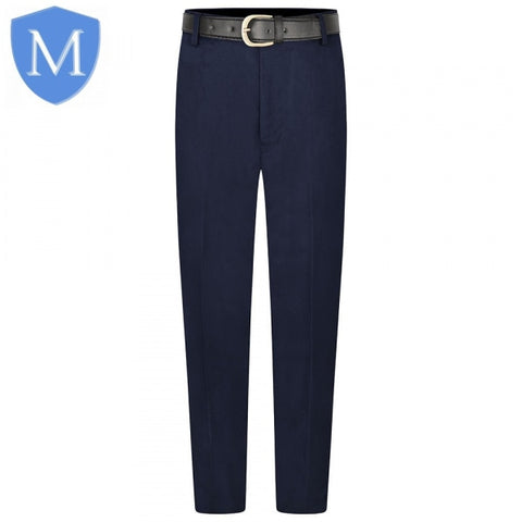 Mens Standard Fit Trouser Navy Mansuri