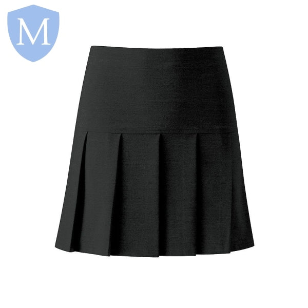 Plain Girls Charleston Pleated Skirt - Black Not specified