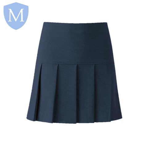 Plain Girls Charleston Pleated Skirt - Navy Not specified