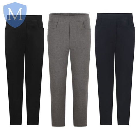 Plain Girls Sturdy Fit Heart Trouser - Black/Grey/Navy (S/3XL) (POA) Mansuri