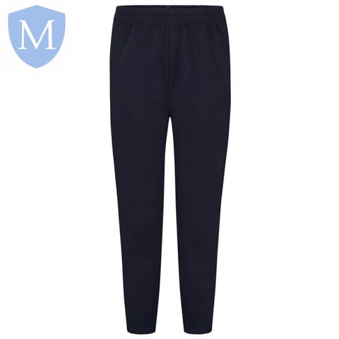 Plain Sports Fleece Jogging Bottoms Navy Mansuri