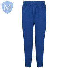 Plain Sports Fleece Jogging Trousers Royal Blue Mansuri