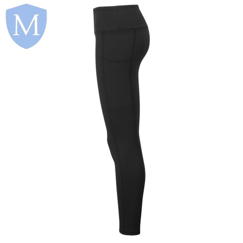 Plain Sports Gym Leggings - Black (POA) Mansuri