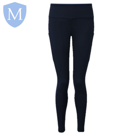 Plain Sports Gym Leggings - Navy (POA) Mansuri