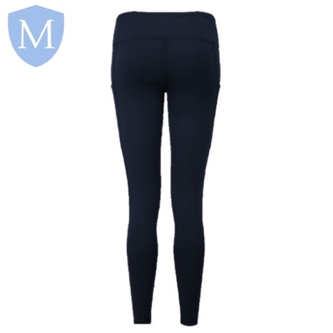 Plain Sports Gym Leggings - Navy (POA) Mansuri