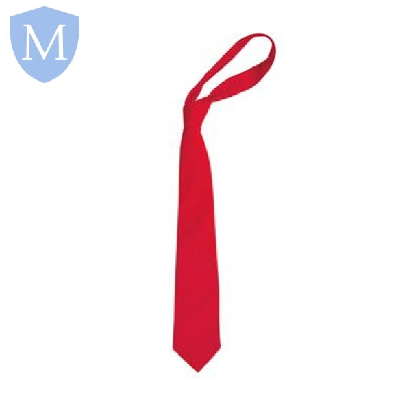 Plain Tie - Scarlet Red Not specified