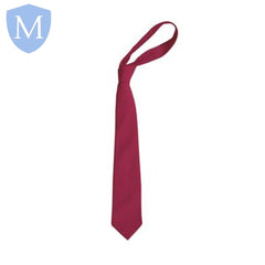Plain Tie - Wine Red Not specified