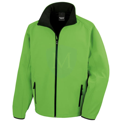 Pro Workwear Core Softshell Jacket (r231m) Vivid Green/black / s 38’’