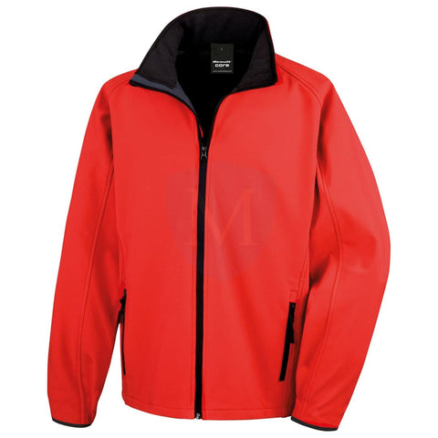 Pro Workwear Core Softshell Jacket (r231m) Red/black / s 38’’