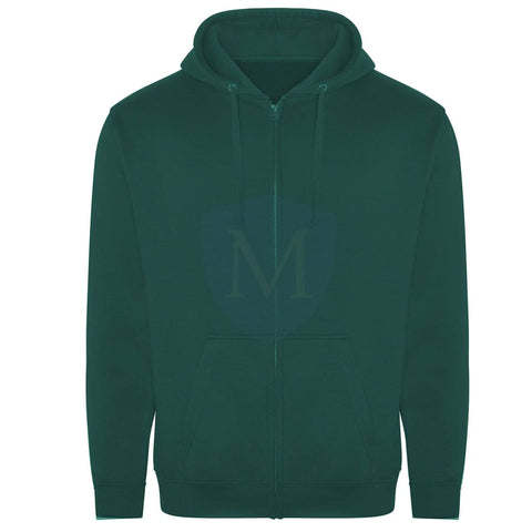 Pro Workwear Full Zip Hoodie (rx351) Bottle Green / Xs 33/34’’