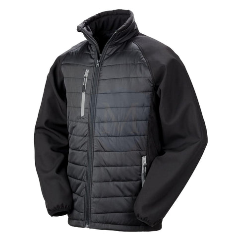 Pro Workwear Padded Softshell Jacket (r237x) Black/grey / Xs 35’’