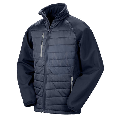 Pro Workwear Padded Softshell Jacket (r237x) Navy/grey / Xs 35’’