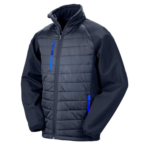 Pro Workwear Padded Softshell Jacket (r237x) Navy/royal / Xs 35’’