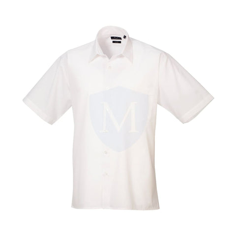 Pro Workwear Short Sleeved Poplin Shirt (pr202) White / 14.5’’ 34’’