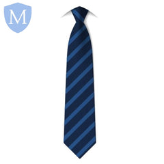 Saltley Clip On Tie Blue (16" Clip-On Tie) Mansuri