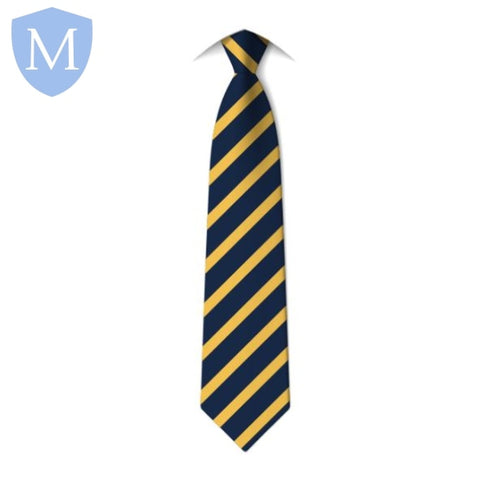 Saltley Clip On Tie Gold (Shakespeare House) (Previously Blue) (16" Clip-On Tie) Mansuri