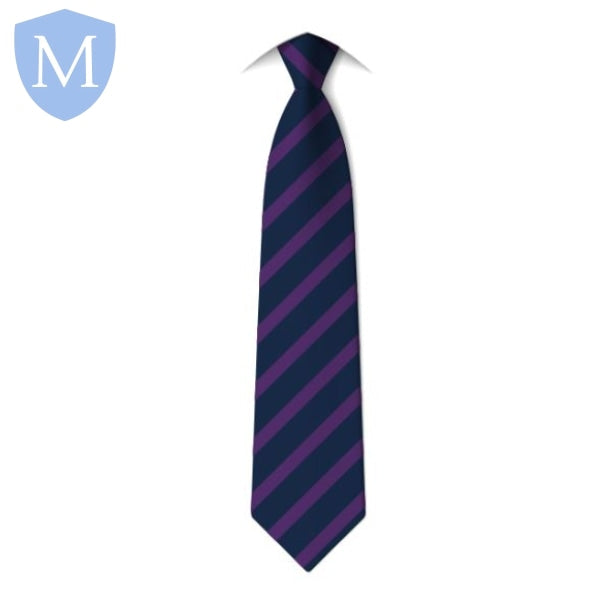 Saltley Clip On Tie Purple (Cadbury House) (16" Clip-On Tie) Mansuri