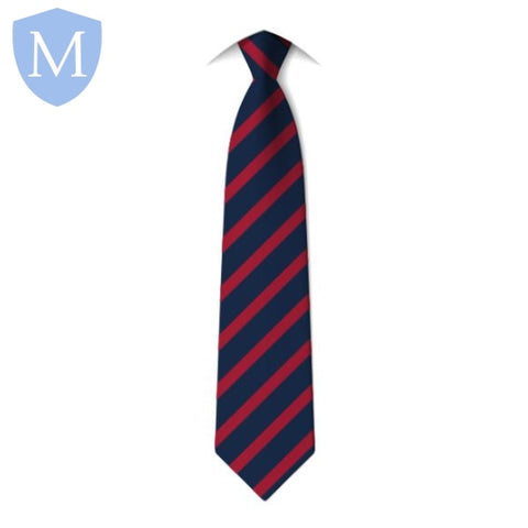 Saltley Clip On Tie Red (Turing House) (16" Clip-On Tie) Mansuri