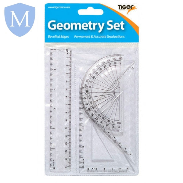 Small 4 Piece Geometry Set (Stationery Essential) Mansuri
