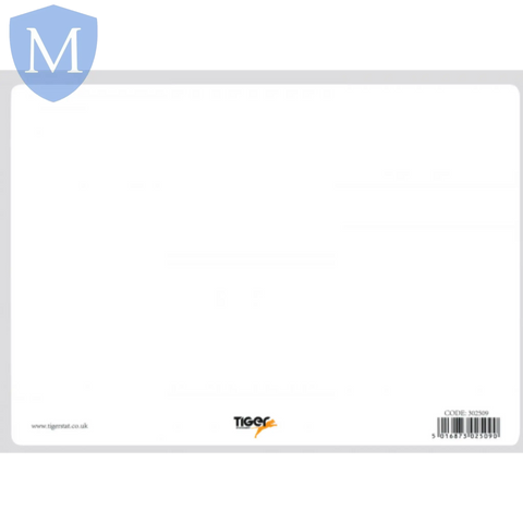 Tiger Plain Drywipe Board A4 Plain 750 Micron