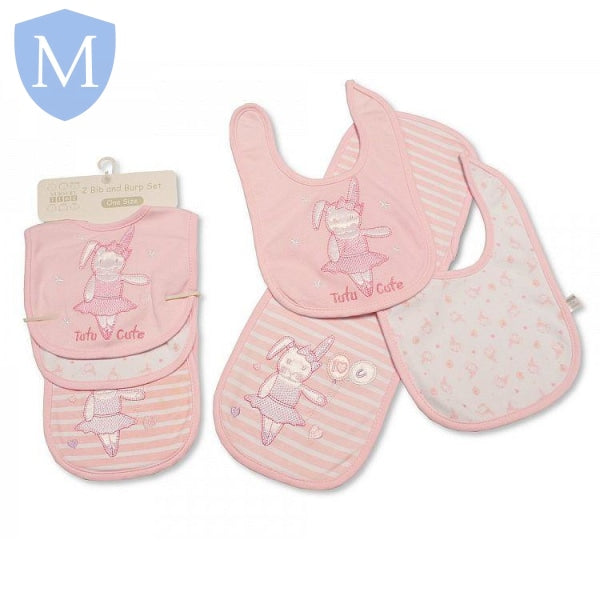 2 Bibs & Burp Cloth Set (BW104761/2/3) (Baby Bibs) (Baby Burp Cloths) Mansuri