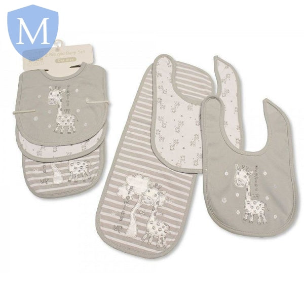 2 Bibs & Burp Cloth Set (BW104761/2/3) (Baby Bibs) (Baby Burp Cloths) Mansuri
