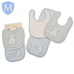 2 Bibs & Burp Cloth Set (BW104761/2/3) (Baby Bibs) (Baby Burp Cloths) Mansuri