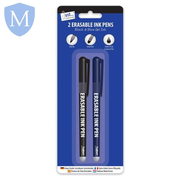 2 Erasable Ink Pens (Stationery Essential) Mansuri