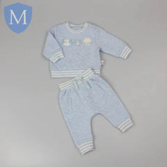 2pc Boys Quilted Set - Animals (F12402) (Baby Boys Fashionwear) Mansuri