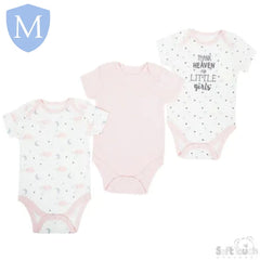 3 Pack Bodysuits Thank Heaven For Little Girls (4CC103) (Baby Bodysuits) Mansuri
