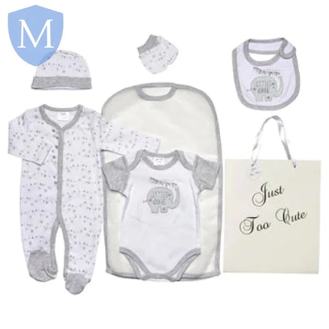 5pc Unisex Baby Gift Set - Elephant (45JTC9165) (Baby Boys Gift Set) Mansuri