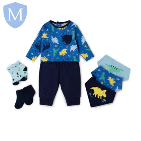 7pc Boys Outfit Set - Dinosaur (V21430) (Baby Boys Fashionwear) Mansuri