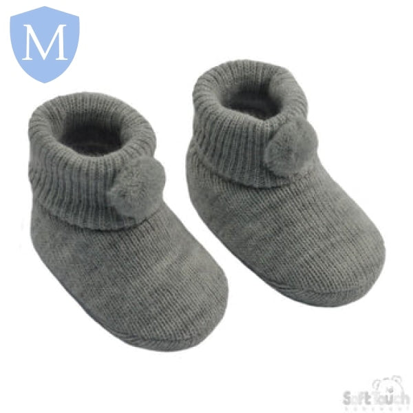 Acrylic Pom-Pom Baby Bootees (S408) (Baby Bootees) Mansuri