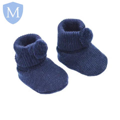 Acrylic Pom-Pom Baby Bootees (S408) (Baby Bootees) Mansuri