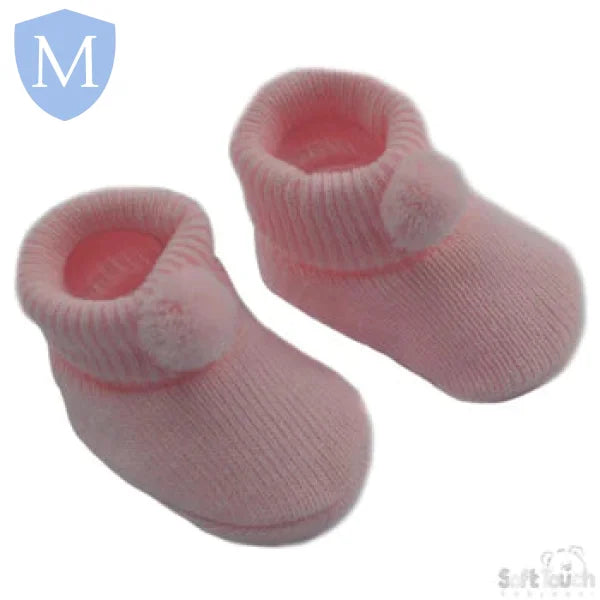 Acrylic Pom-Pom Baby Bootees (S408) (Baby Bootees) Mansuri