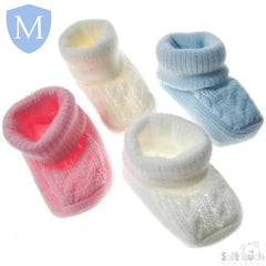 Acrylic Turnover Bootees (S403) (Baby Bootees) Mansuri