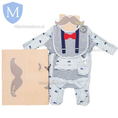 Baby 6pc Net Bag Gift Set - Formal (P16752) (Baby Boys Gift Set) Mansuri