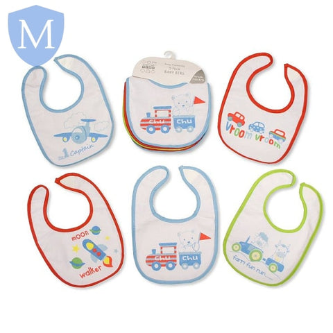 Baby Bibs - 5 Pack (BW104770) (Baby Bibs) Mansuri