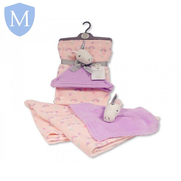 Baby Blanket with Unicorn Comforter - Pink (BW1121008) (Baby Blanket) Mansuri